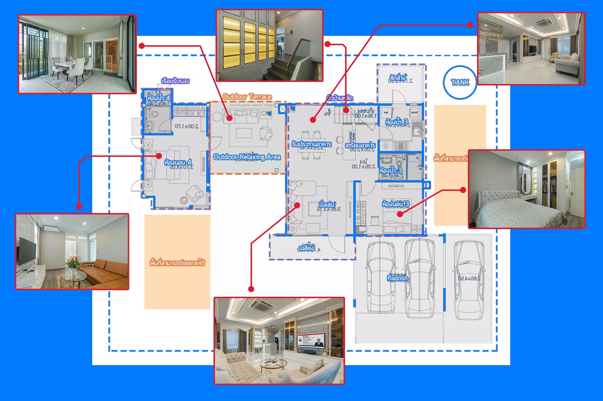 ขายบ้านเดี่ยว 2 ชั้น โครงการมัณฑนา วงแหวน-บางบอน ตกแต่งสวย บนที่ดินแปลงใหญ่พิเศษ