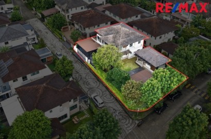 ขายบ้านเดี่ยว หมู่บ้าน เศรษฐสิริ ราชพฤกษ์-จรัญ 187 วา หลังมุม พร้อมเรือนรับรอง