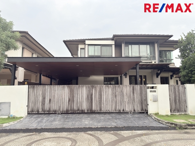 ขายบ้านเดี่ยว หมู่บ้าน เศรษฐสิริ ราชพฤกษ์-จรัญ 187 วา หลังมุม พร้อมเรือนรับรอง