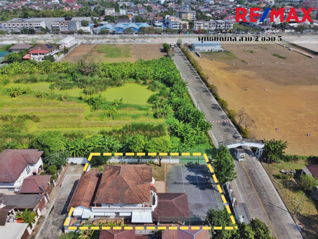 ขายที่ดินพร้อมบ้าน 250 ตร.วา หลังแรก ถนนเมน ภัสรี พุทธมณฑลสาย 2 ซอย 5 | เหมาะปลูกบ้านหรู / รีโนเวท