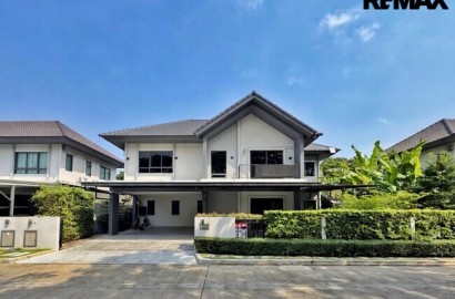 ขายขาดทุนกว่าล้าน! บ้านเดี่ยVenue Flow แจ้งวัฒนะ หลังใหญ่ 74 ตร.ว. ตำแหน่ง Rare Item วิวสวนส่วนกลางหน้าบ้าน (ไม่ชนใคร) 5 นอน สภาพใหม่พร้อมอยู่