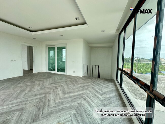 บ้านเดี่ยว 3 ชั้น 675 ตร.ม. สวนหลวง กระทุ่มแบน | สร้างเสร็จแล้ว พร้อมสระว่ายน้ำ บนที่ดิน 200 ตร.ว. | 16.5 ล้านบาท