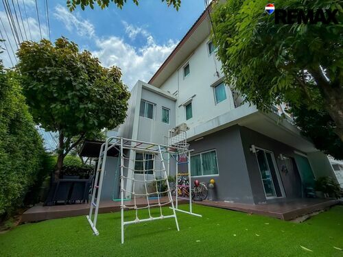 คาซ่า แกรนด์ สุขาภิบาล 5 บ้านเดี่ยว 3 ชั้น ที่ดิน 65.4 ตร.ว. หลังริม วิวสวน ใกล้ รร.สารสาสน์ สายไหม ตรงข้ามตลาดวงศกร สายไหมอเวนิว