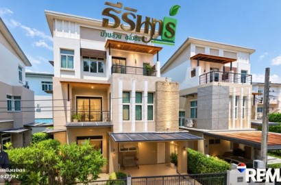 ขายบ้านเดี่ยว3ชั้นหมู่บ้านธีรินทร์ บ้านสวน ตลิ่งชัน ติดถนนราชพฤกษ์ จรัญฯ35