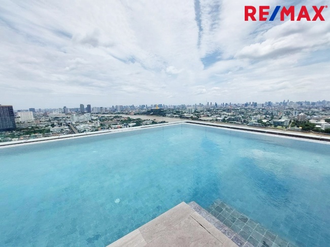 ขายคอนโดวิวแม่น้ำเจ้าพระยา ห้องมุม ชั้นสูง โครงการ De Lapis Charan 81