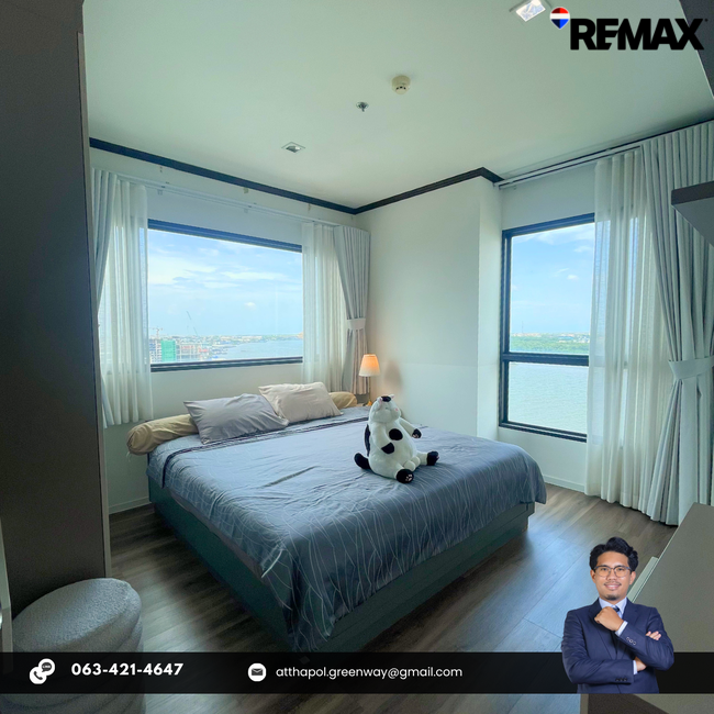 ขายคอนโด Knightsbridge Sky River Ocean 2 ห้องนอน 63.75 ตร.ม. วิวแม่น้ำเจ้าพระยา ใกล้ BTS ปากน้ำ