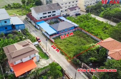 ขายที่ดินเปล่าถมแล้ว บรมราชชนนี114 ตารางวา ก่อนถึงทางขึ้นคู่ขนานลอยฟ้า ฝั่งขาเข้า