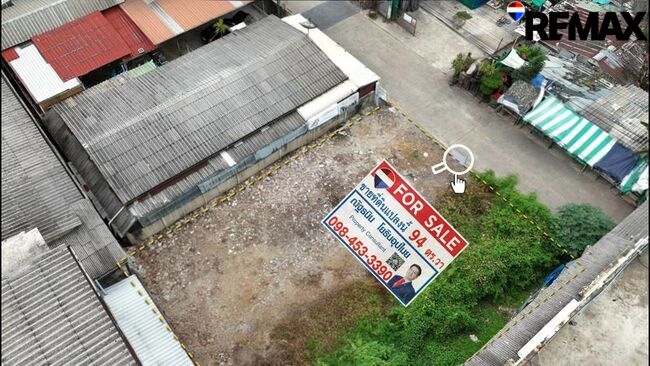 ขายที่ดินเปล่า เพชรเกษม 76, "94ตร.วา ขนาดพิมพ์นิยม!", ใกล้ MRT หลักสอง 900 เมตร เท่านั้น แปลงสวยสี่เหลี่ยมสวย
