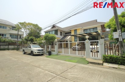 บ้านเดี่ยวภาณุปิ่นเกล้า ตลิ่งชัน อัศวพิเชษฐ์17 บ้านพร้อมอยู่ ตกแต่งต่อเติมแล้ว เฟอร์ แอร์ ทำเลเด่น บ้านหลังมุม 128.5 ตารางวา ใกล้ห้าง โรงพยาบาล ทางด่วน เดินทางสะดวก