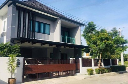 ขายบ้านเดี่ยว 2 ชั้น หลังมุม วิวสวน-สระน้ำ | หมู่บ้านบลูลากูน 2 บางนา–วงแหวน | ใกล้เมกาบางนา