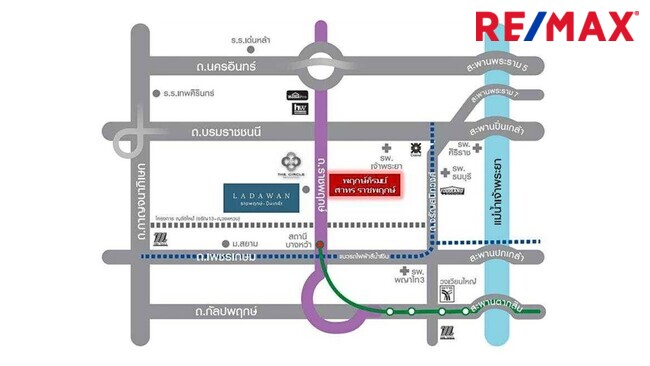 ขายบ้าน พฤกษ์ภิรมย์ สาทร ราชพฤกษ์ ติดถนนเมน ตรงข้ามสวน มีเรือนรับรอง ที่ดินแปลงใหญ่ 227 ตรว.