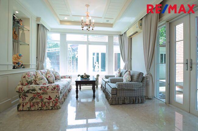 ขายบ้านเดี่ยว ลัดดารมย์ อิลิแกนซ์ พระราม 5-2 หลังริม Private ที่ดินใหญ่ 189.3 ตรว.