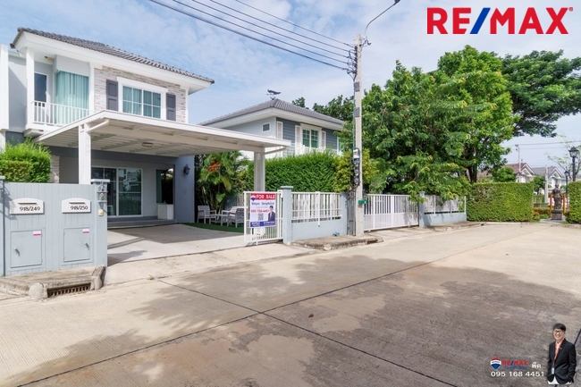 ขายบ้านเดี่ยวทุ่งครุ #วิลาจิโอประชาอุทิศ ติดสโมสร แต่งสวย ขายขาดทุน 3.99 ล้าน