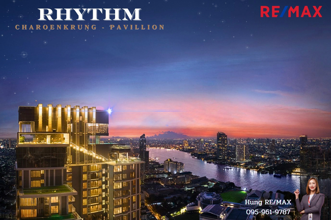 New! 2024 Condo Rhythm Charoenkrung Pavillion คอนโดวิวแม่น้ำ 98.85 Sq.m. 2ห้องนอน Fully Furnish **ขายขาดทุน ห้องใหม่มาก // วิวแม่น้ำเจ้าพระยา ทำเลดี บนถนนเจริญกรุง ราคาดี พร้อมอยู่ เพียง 17.5 Millions Baht