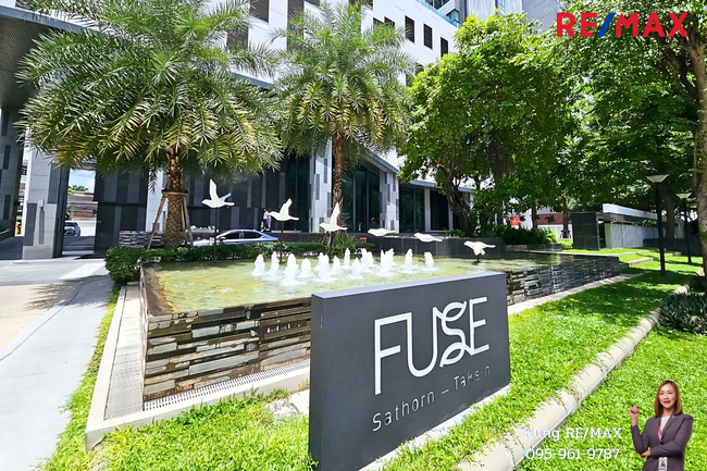 New! 2024 คอนโด ฟิวส์ สาทร ตากสิน (Condo FUSE Sathorn-Taksin) 35 Sq.m. 1 Bed 24Fl. BTS Wongwian Yai ถนนกรุงธนบุรี เดินทางเข้าเมืองง่าย 10นาที Price 3.4 MB.