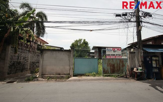 ขายที่ดิน จรัญสนิทวงศ์ 25 ใกล้สถานีรถไฟฟ้า ถมแล้ว ล้อมรั้ว เนื้อที่ 127 ตรว.